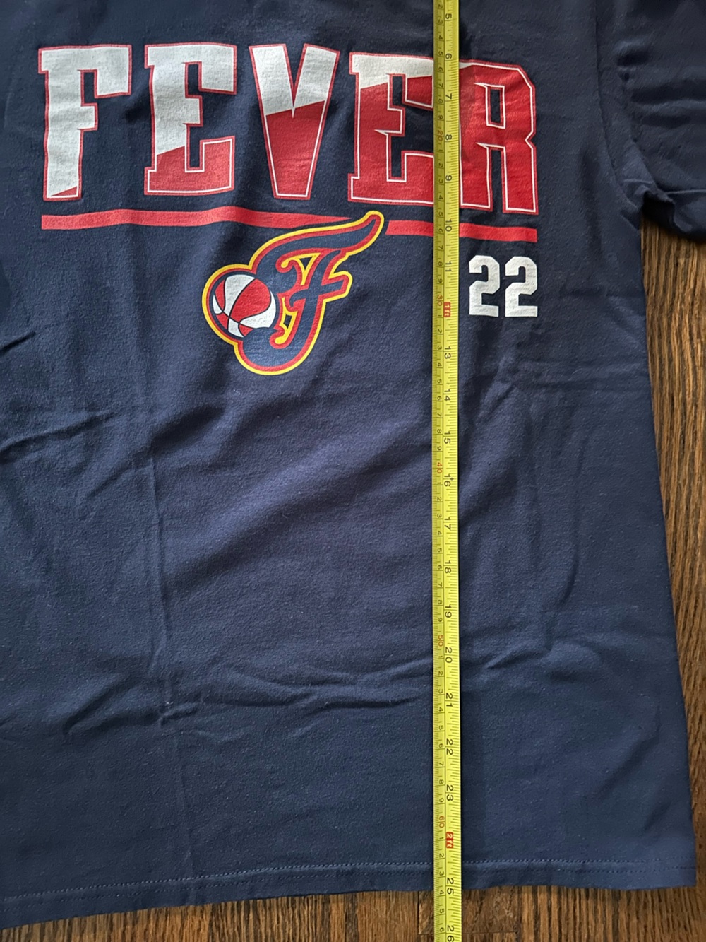 Indiana Fever Caitlin Clark #22 Navy WNBA Graphic Tee Size Small - Picture 7 of 8